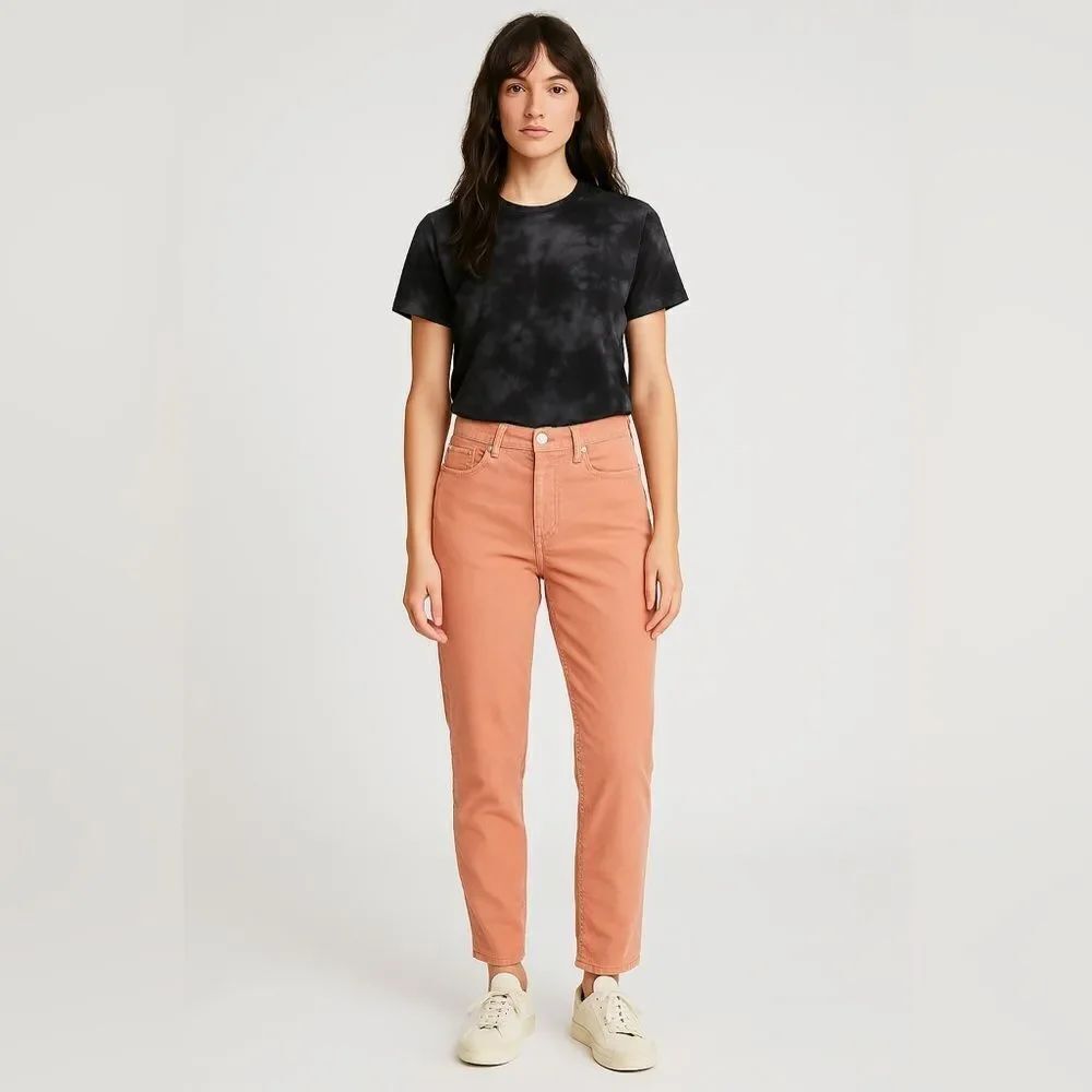 Urban Outfitters BDG Slim Straight Corduroy Pants Peach 32 Waist